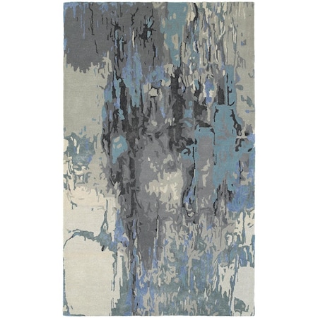 Oriental Weavers Area Rugs, Galaxy 21906 5X8 Rectangle - Blue/ Grey-Wool And Viscose G21906152244ST